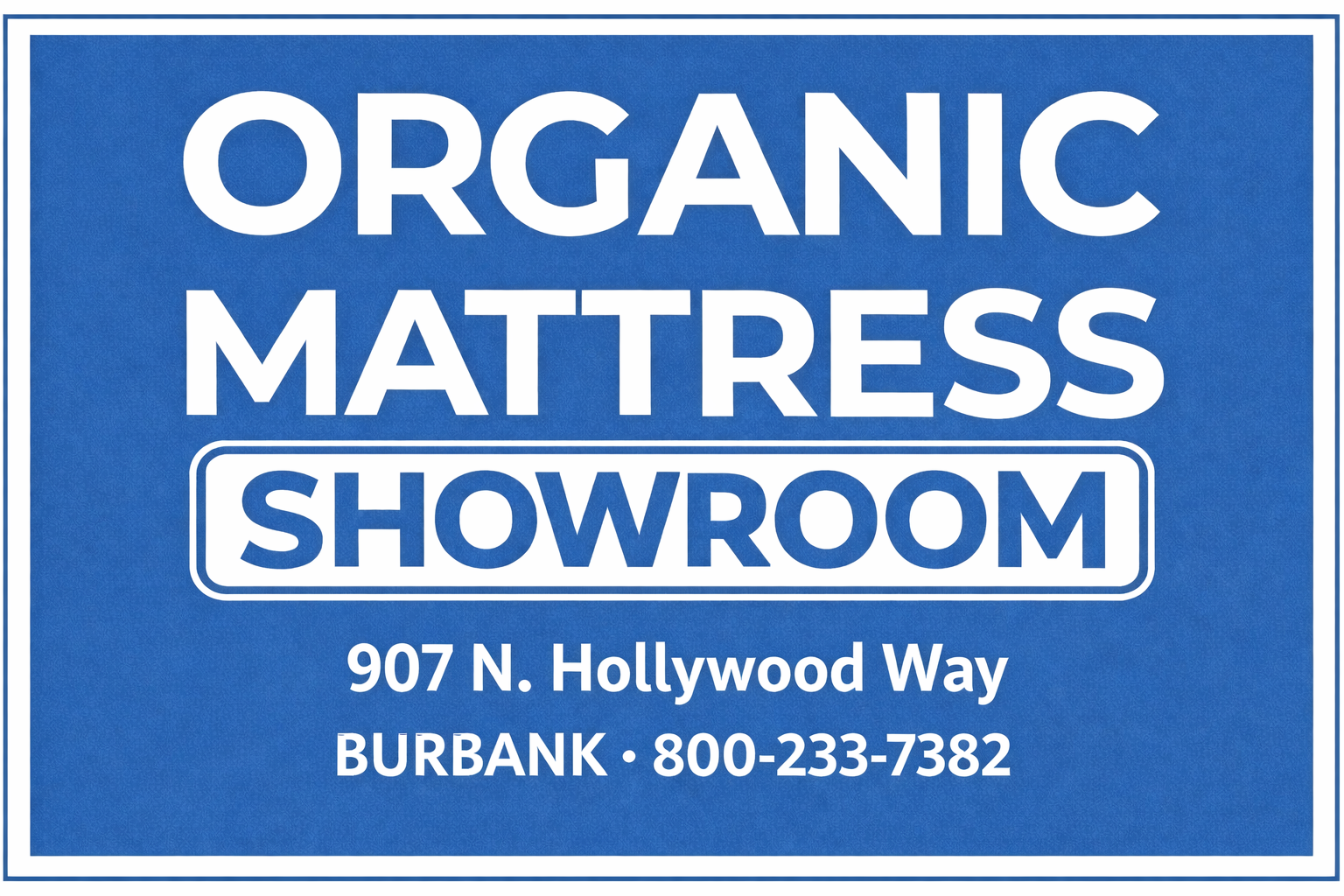 Los Angeles organic mattress showroom